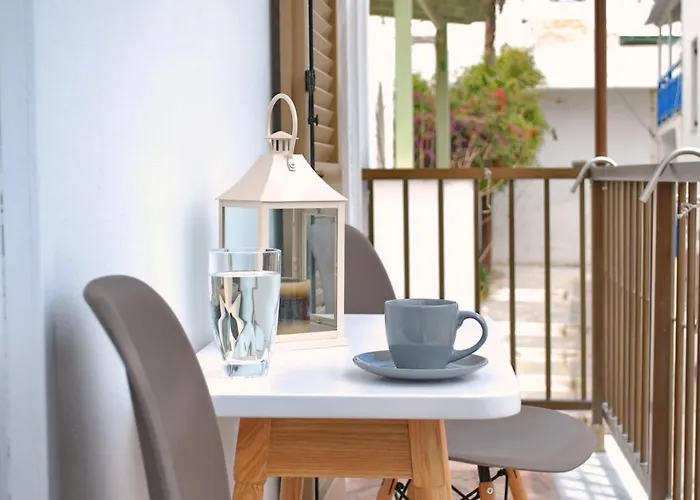 Apartment (35 m²), 1 Schlafzimmer und 1 eigene Badezimmer in Naxos