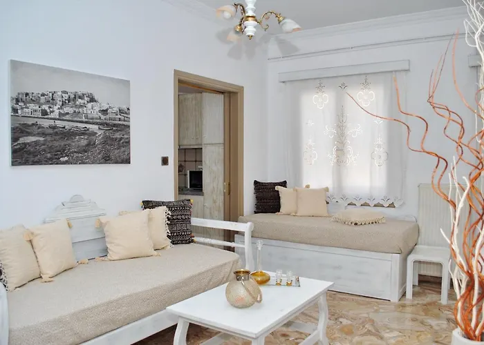 Apartment (35 m²), 1 Schlafzimmer und 1 eigene Badezimmer in Naxos